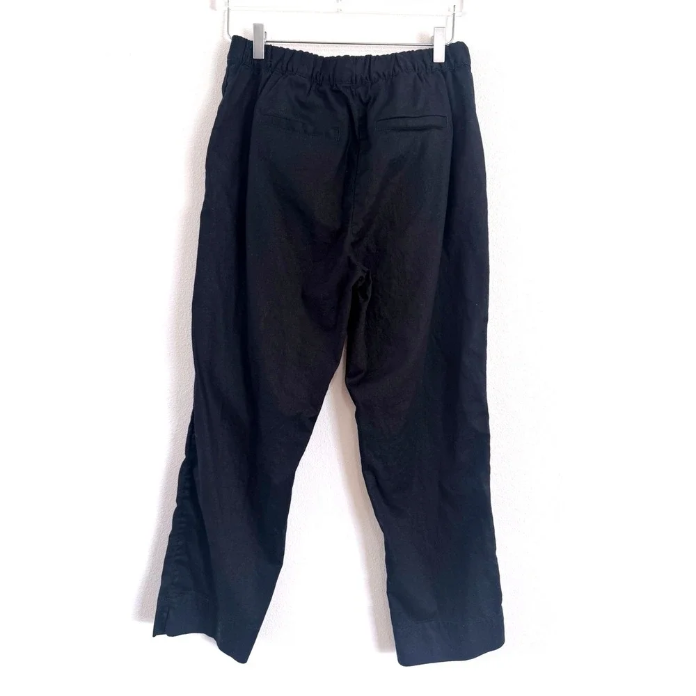 Banana Republic Women's High-Rise Tapered Pleated Ankle Pants Black
